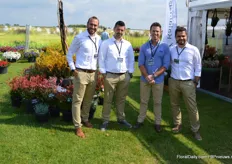 The gentlemen of Ramm Botanicals and Kalantzis, a Greek-Australian cooperation present at the FlowerTrials in Holland for the first time.